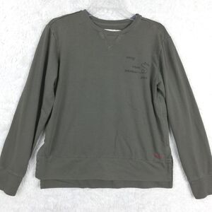 Peace Love World Womens Sweatshirt Crew Neck‎ High Low Gray Popover XXS